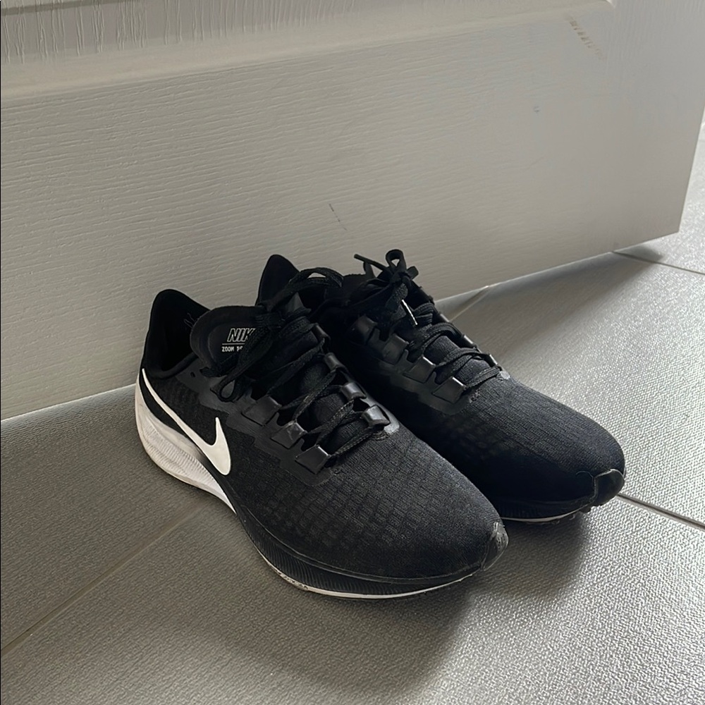 Black and white Nikes